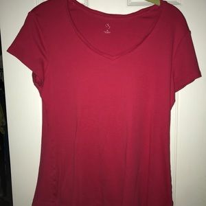 Hot pink T-shirt